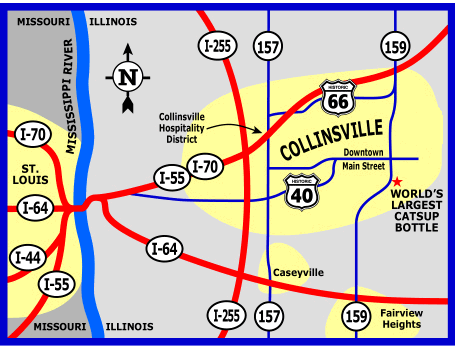collinsville catsup bottle map
