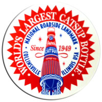 catsup bottle magnet